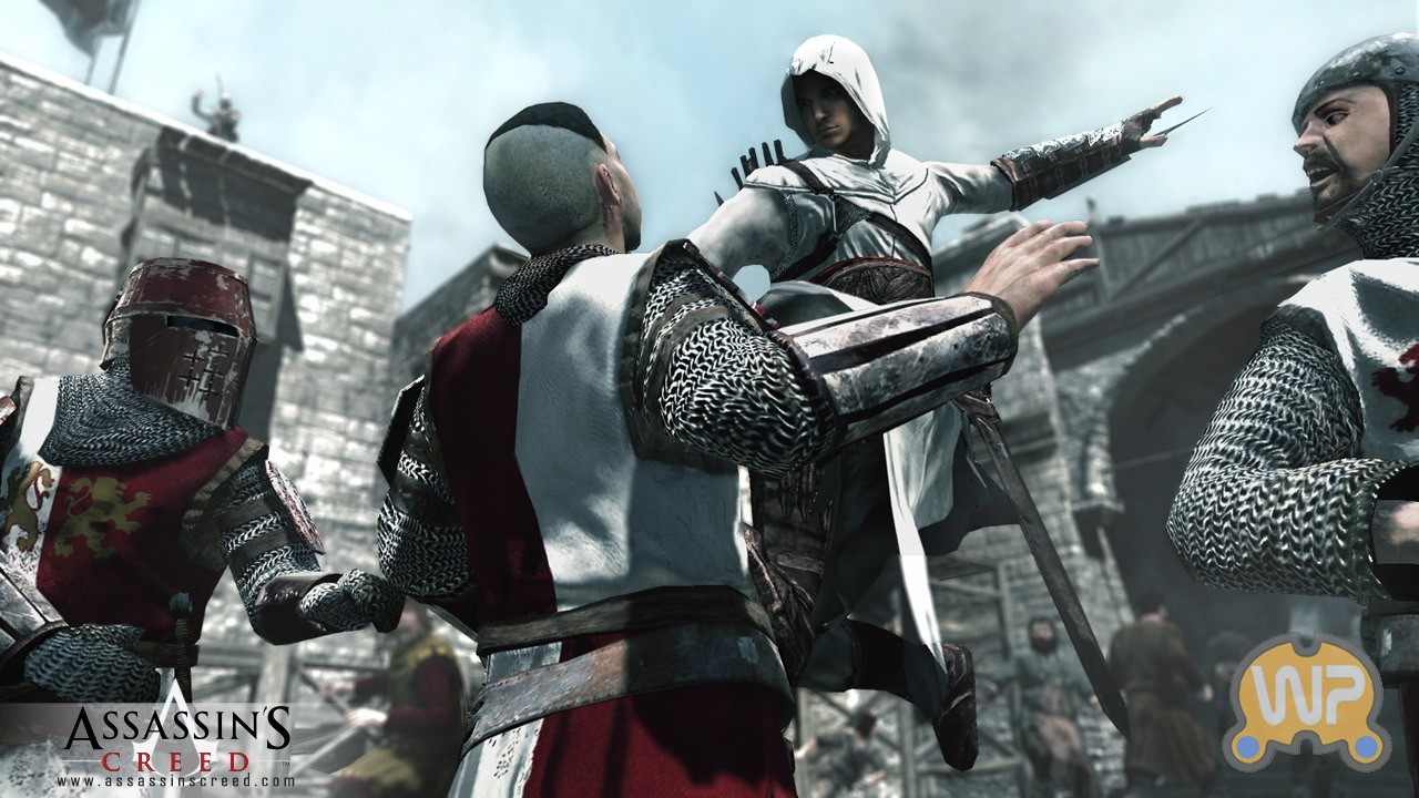 Первые ассасины игра. Тамплиеры ассасин Крид 1. Ассасин Крид 1 Рыцари тамплиеры. Assassin's Creed 1 крестоносцы. Assassin’s Creed (игра) 2007.