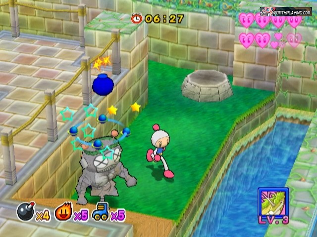 Bomberman Jetters  (PS2) Gameplay 
