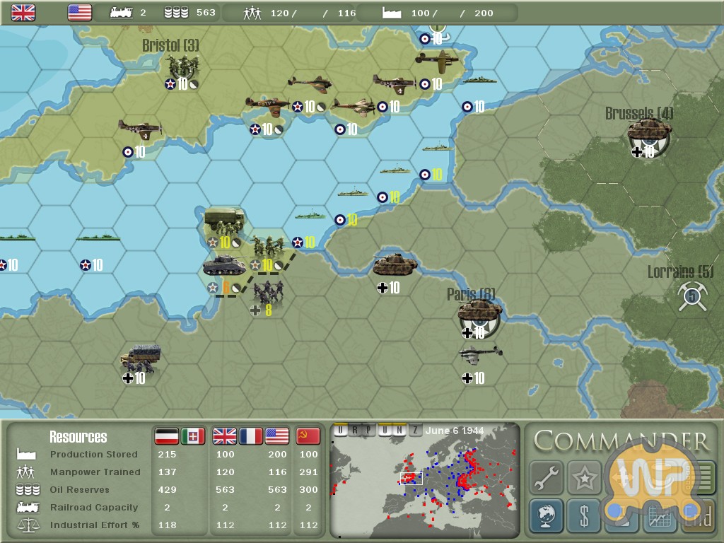 Карта военной игры