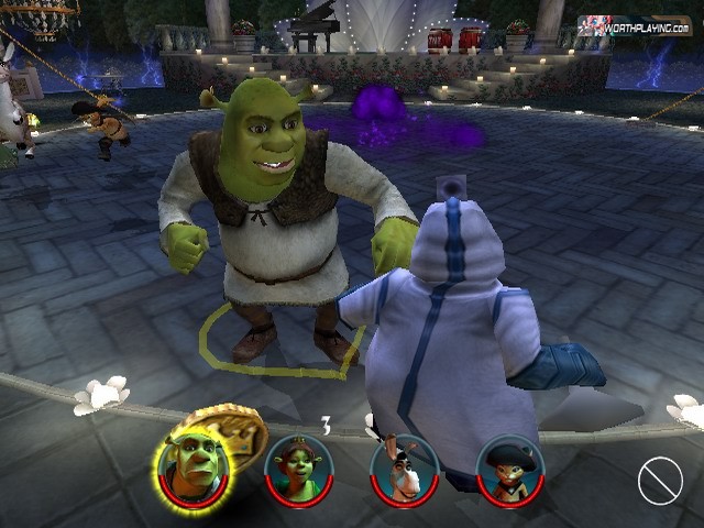Игра шрек 2 часть 2. Shrek 2 ps2. Шрек 2 на PLAYSTATION 2. Шрек 1 игра. Игра Шрек 2004.