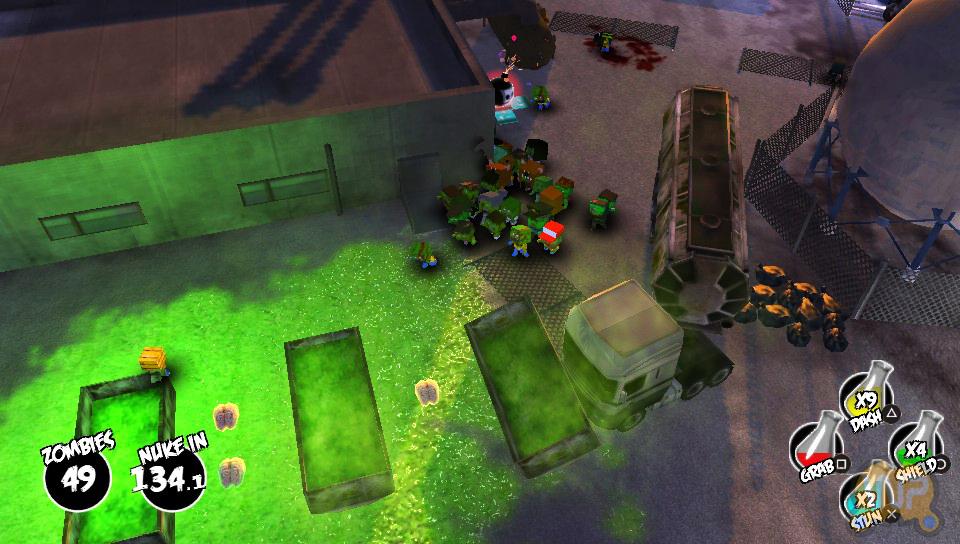 Игра про квадратных зомби. The hungry Horde PS Vita. Мобильная игра про зомби с видом сверху. Старая игра про зомби вид сверху.